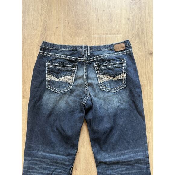 BKE Seth Distressed Straight Leg Jeans Men’s 42XL (42x34) Blue ABM1752 - Picture 11 of 12